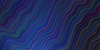 Dark BLUE vector pattern with lines