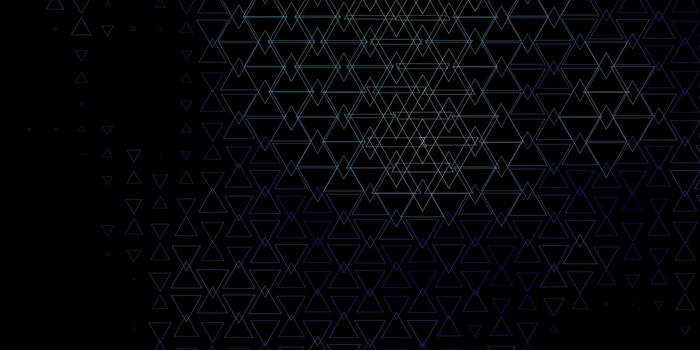 Dark BLUE vector texture with triangular style Beautiful illustration with triangles in nature style Best design for posters banners