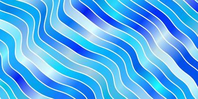 Light BLUE vector background with bent lines Bright sample with colorful bent lines shapes Pattern for websites landing pages