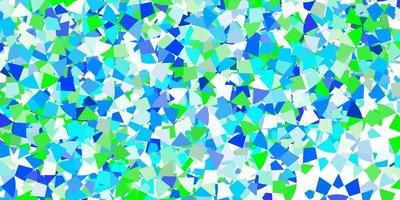 Light blue vector background with triangles