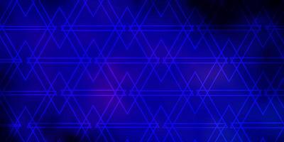 Dark BLUE vector layout with lines triangles Shining abstract illustration with colorful triangles Best design for posters banners