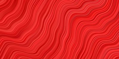 Light Red vector backdrop with bent lines