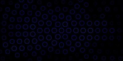 Dark BLUE vector template with circles Abstract illustration with colorful spots in nature style Pattern for websites landing pages