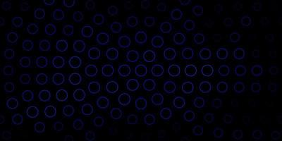 Dark BLUE vector template with circles Abstract illustration with colorful spots in nature style Pattern for websites landing pages