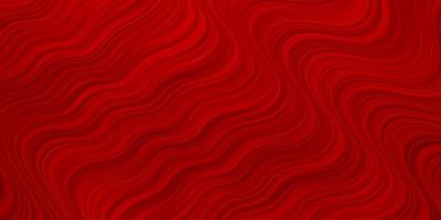 Light Red vector background with bent lines Colorful geometric sample with gradient curves Template for your UI design