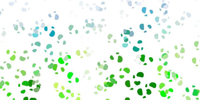 Light blue yellow vector template with abstract forms