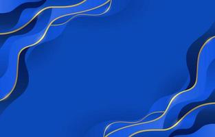 Abstract Blue and Gold Background vector