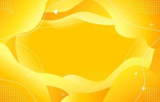 Modern Fluid Yellow Background vector
