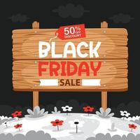 Concept Of Black Friday vector