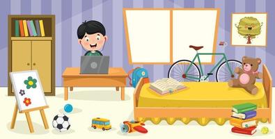 Using Technology For Education And Business vector