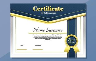 Simple Elegant Certificate template vector