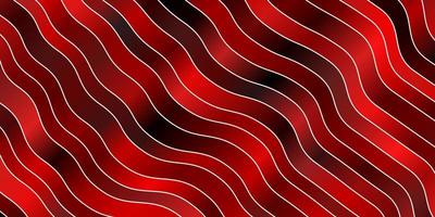 Dark Red vector texture with circular arc Colorful geometric sample with gradient curves Pattern for websites landing pages