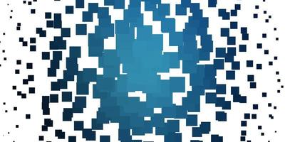 Telón de fondo de vector azul claro con rectángulos rectángulos con degradado de colores en un patrón de fondo abstracto para anuncios comerciales