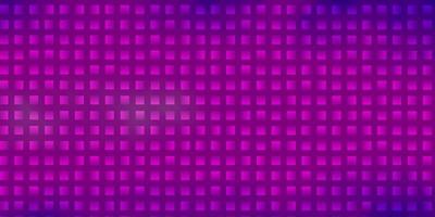patrón de vector rosa púrpura claro en estilo cuadrado