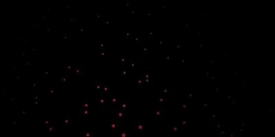 Diseño de vector rojo rosa oscuro con estrellas brillantes Ilustración abstracta geométrica moderna con patrón de estrellas para páginas de destino de sitios web