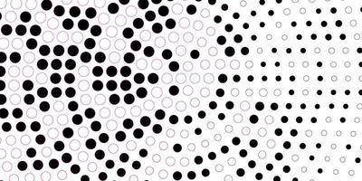 Plantilla de vector de color rosa oscuro con ilustración de círculos con un conjunto de esferas abstractas de colores brillantes nueva plantilla para un libro de marca