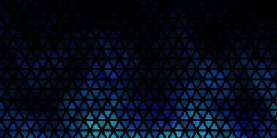 Dark BLUE vector texture with triangular style