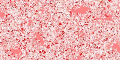 Light red vector background with christmas snowflakes