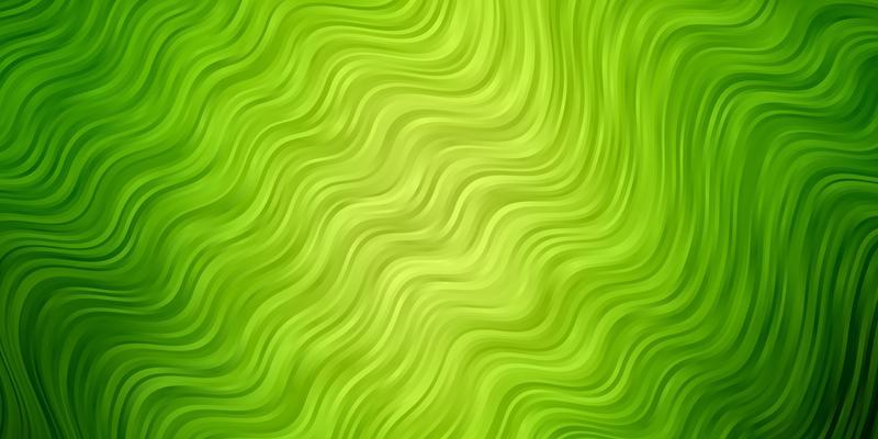 Light Green vector background with curved lines Brand new colorful illustration with bent lines Template for your UI design