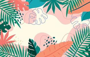 Decorative Colorful Summer Floral Background vector