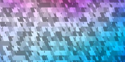 Light Blue Red vector background with triangles