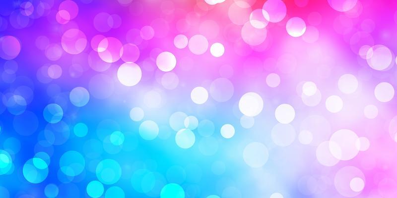 Light Blue Red vector template with circles Glitter abstract illustration with colorful drops Design for your commercials