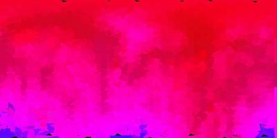 Dark pink vector triangle mosaic background