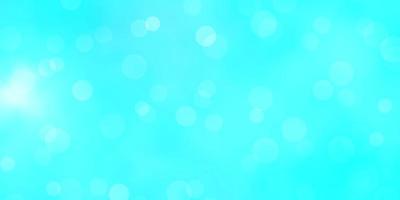 Light BLUE vector texture with disks Illustration with set of shining colorful abstract spheres Design for posters banners