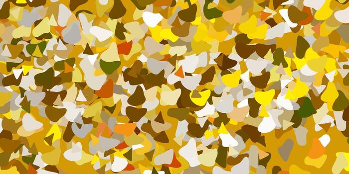 Light green yellow vector background with random forms