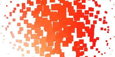 Fondo de vector amarillo rojo claro con rectángulos Ilustración de degradado abstracto con plantilla de rectángulos de colores para teléfonos móviles