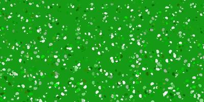 Light green vector backdrop with chaotic shapes