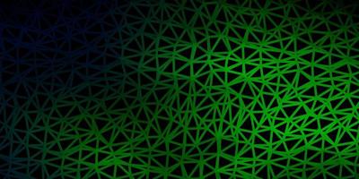 plantilla de triángulo de poli vector verde oscuro