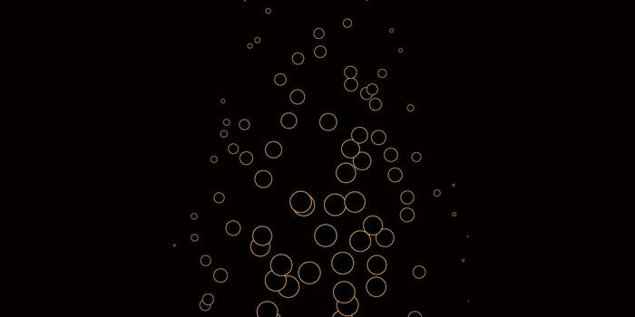 Dark Red Yellow vector texture with disks Modern abstract illustration with colorful circle shapes Pattern for booklets leaflets