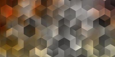 Light Orange vector template in hexagonal style