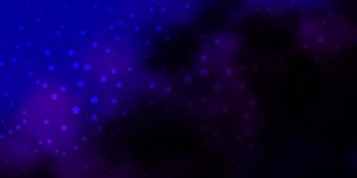 textura de vector azul rosa oscuro con hermosas estrellas ilustración abstracta geométrica moderna con tema de estrellas para teléfonos celulares