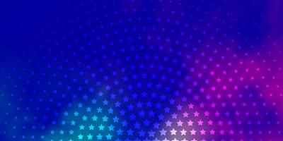 Light Pink Blue vector pattern with abstract stars Decorative illustration with stars on abstract template Pattern for wrapping gifts
