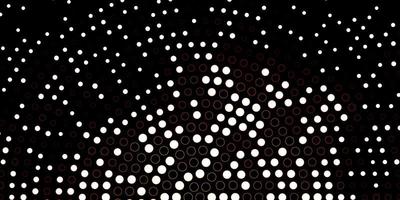 Dark Orange vector texture with disks Illustration with set of shining colorful abstract spheres Pattern for websites