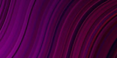 Dark Pink vector texture with circular arc Colorful illustration with curved lines Smart design for your promotions