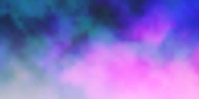 Dark Purple vector background with clouds Abstract colorful clouds on gradient illustration Pattern for your commercials