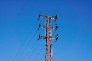 electricity power transmission tower photo