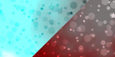 Vector layout with circles stars Colorful illustration with gradient dots stars Pattern for design of fabric wallpapers