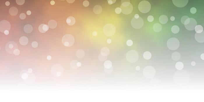 Dark Green Yellow vector background with circles Abstract decorative design in gradient style with bubbles Pattern for business ads