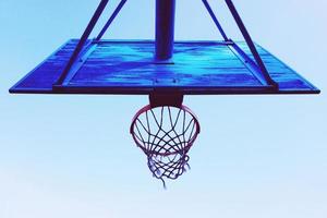 street basketball hoop sport equipment photo