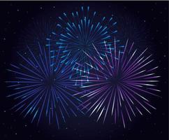 fireworks splash explosion background icon vector