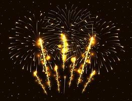 fireworks splash explosion background icon vector