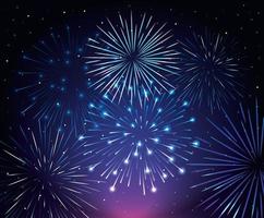 fireworks splash explosion background icon vector