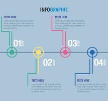 infographic template with numbers icons concept vector