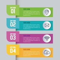 statistical infographic with numbers and business icons vector