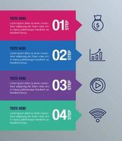 statistical infographic with numbers and icons vector