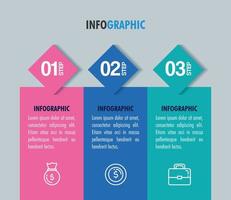 statistical infographic with numbers and business icons vector